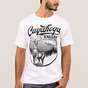 Nationaal park Cuyahoga Valley Retro Buck T-shirt