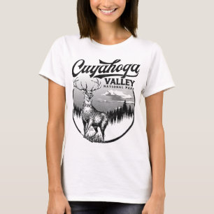  Nationaal park Cuyahoga Valley Retro Buck T-shirt