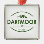 Nationaal park Dartmoor Metalen Ornament (Voorkant)