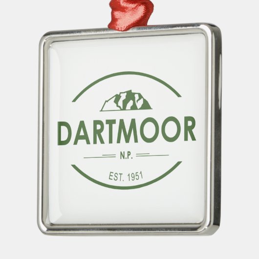 Nationaal park Dartmoor Metalen Ornament (Links)