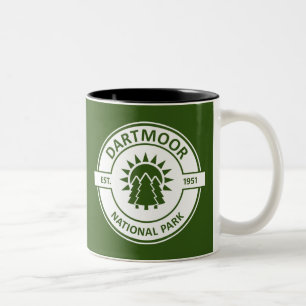 Nationaal park Dartmoor Tweekleurige Koffiemok