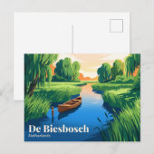 Nationaal Park De Biesbosch Nederland Briefkaart (Voorkant / Achterkant)