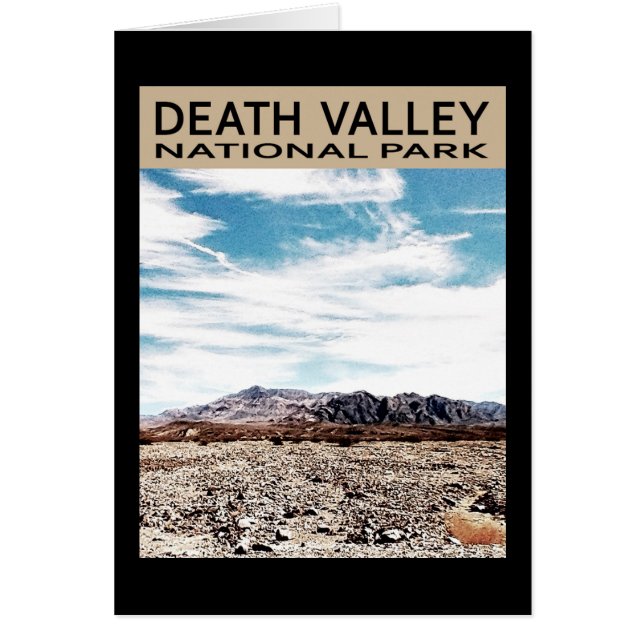 Nationaal park Death Valley (Voorkant)