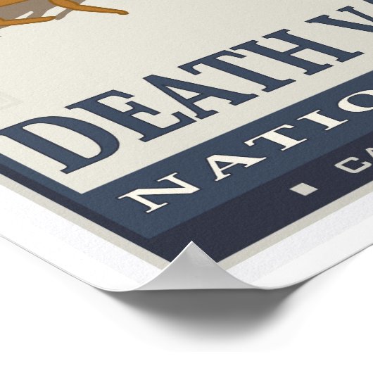 Nationaal park Death Valley 2 Poster (Hoek)