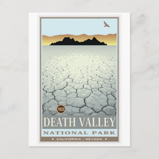 Nationaal park Death Valley 3 Briefkaart (Voorkant)
