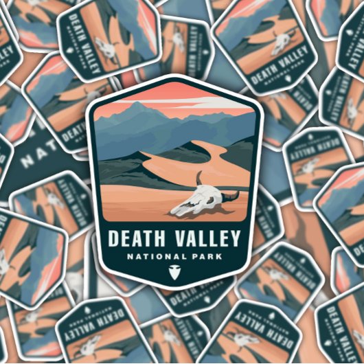 Nationaal park Death Valley | Afgesneden Sticker