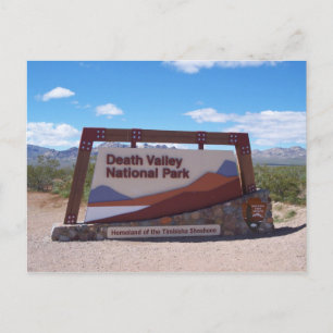 Nationaal Park Death Valley ansichtkaart Briefkaart