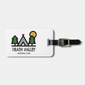 Nationaal park Death Valley Bagagelabel (Voorkant horizontaal)