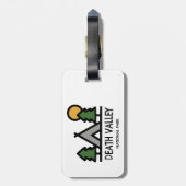 Nationaal park Death Valley Bagagelabel (Achterkant verticaal)