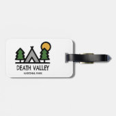 Nationaal park Death Valley Bagagelabel (Achterkant horizontaal)