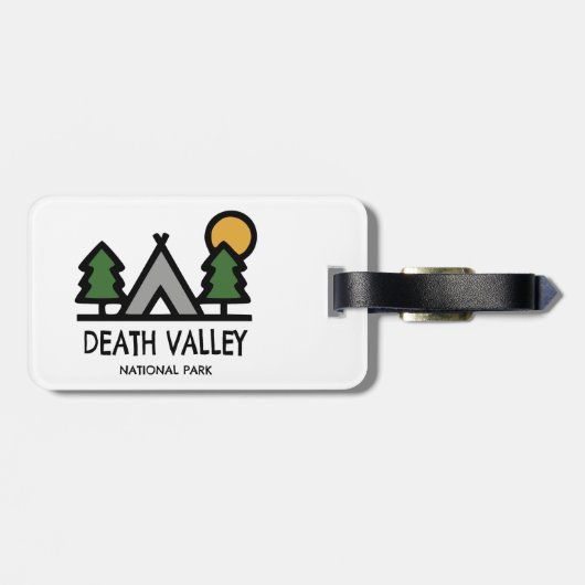 Nationaal park Death Valley Bagagelabel (Achterkant horizontaal)