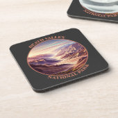 Nationaal park Death Valley Bier Onderzetter (Linkerzijde)