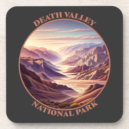 Nationaal park Death Valley Bier Onderzetter (Voorkant)