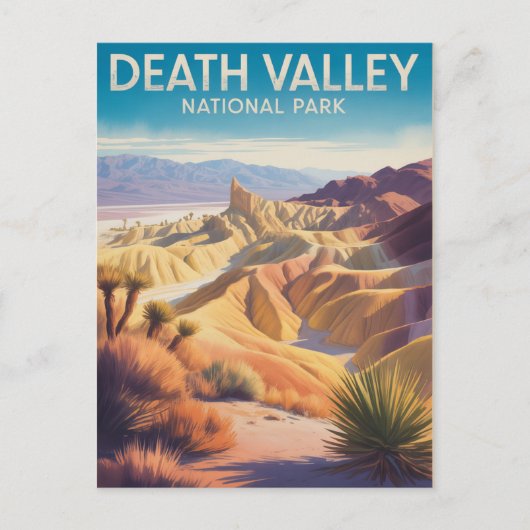 Nationaal park Death Valley Briefkaart (Voorkant)