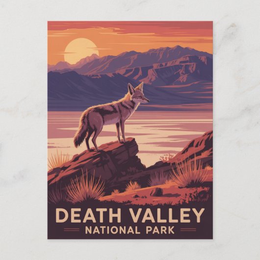 Nationaal park Death Valley Briefkaart (Voorkant)