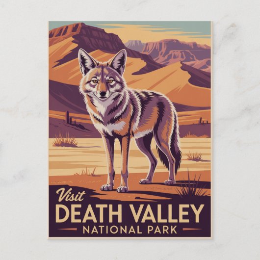 Nationaal park Death Valley Briefkaart (Voorkant)