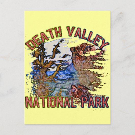 Nationaal park Death Valley Briefkaart (Voorkant)