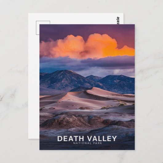 Nationaal Park Death Valley  Briefkaart (Voorkant / Achterkant)