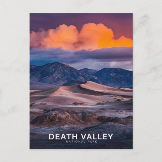 Nationaal Park Death Valley  Briefkaart (Voorkant)