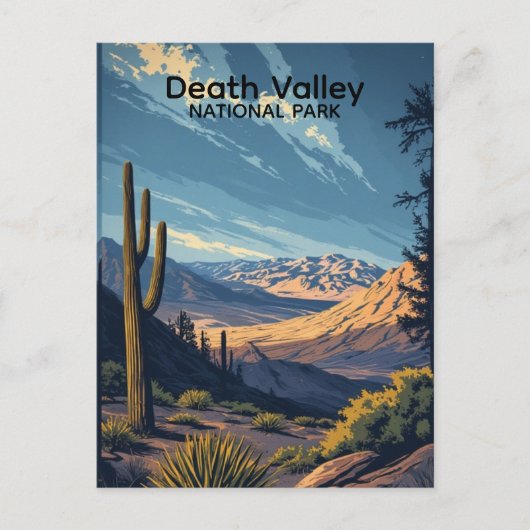 Nationaal park Death Valley Briefkaart (Voorkant)