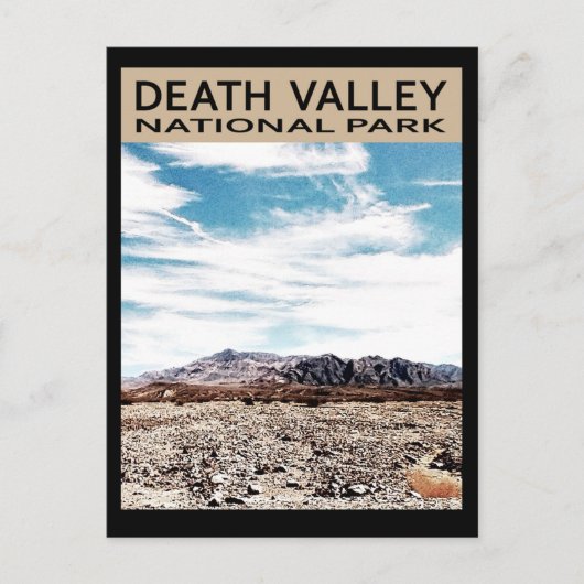 Nationaal park Death Valley Briefkaart (Voorkant)