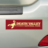 Nationaal park Death Valley Bumpersticker (Op auto)