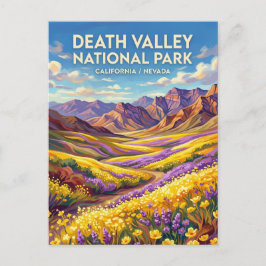 Nationaal park Death Valley Californië/Nevada Briefkaart