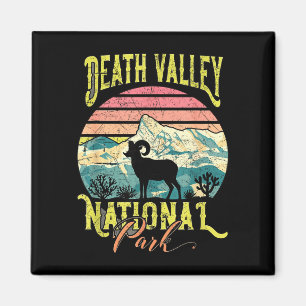 Nationaal park Death Valley-dikschaap retro Magneet