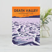 Nationaal Park Death Valley  Feestdagenkaart (Staand voorkant)
