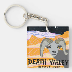 Nationaal park Death Valley Hiking Camping Calif Sleutelhanger