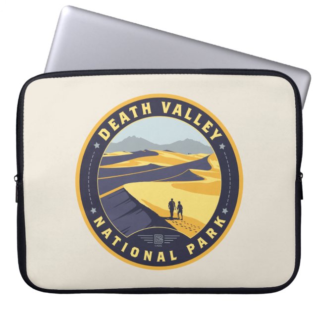 Nationaal park Death Valley Laptop Sleeve (Voorkant)