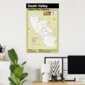 Nationaal park Death Valley Large Poster (Thuiskantoor)