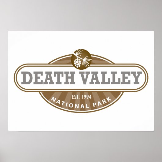 Nationaal park Death Valley Poster (Voorkant)