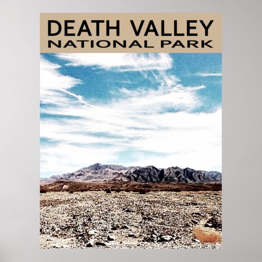 Nationaal park Death Valley Poster (Voorkant)