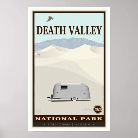 Nationaal park Death Valley Poster (Voorkant)