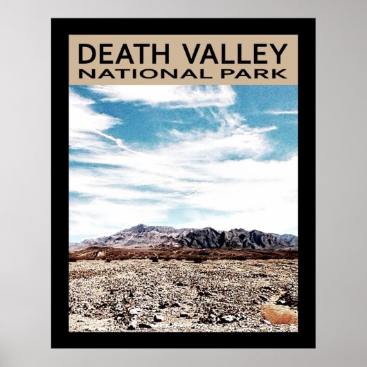 Nationaal park Death Valley Poster (Voorkant)