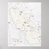 Nationaal park Death Valley Poster (Voorkant)