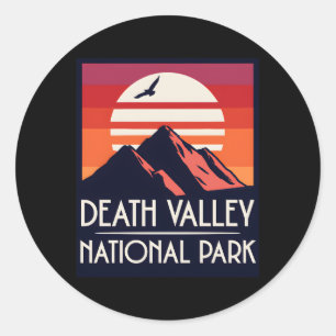 Nationaal park Death Valley Ronde Sticker