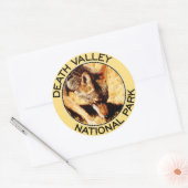 Nationaal park Death Valley Ronde Sticker (Envelop)