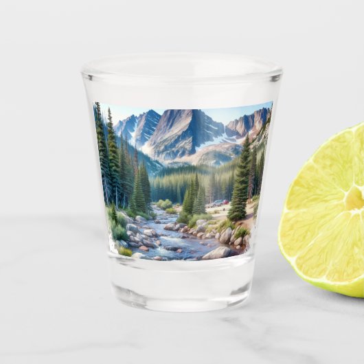 Nationaal park Death Valley Shot Glas (Voorkant)