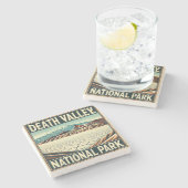 Nationaal park Death Valley Stenen Onderzetter (Zijkant)