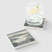 Nationaal park Death Valley Stenen Onderzetter (Zijkant)