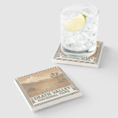 Nationaal park Death Valley Stenen Onderzetter (Zijkant)