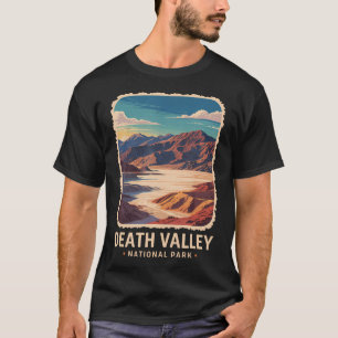 Nationaal park Death Valley Vintage Schilderij T-shirt
