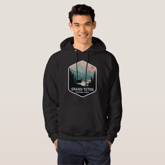 nationaal park Deer Mountains Hoodie (Voorkant volledig)