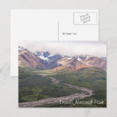 Nationaal park Denali - Alaska | BRIEFKAART (Voorkant / Achterkant)