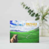 Nationaal Park Denali, Alaska Briefkaart (Staand voorkant)