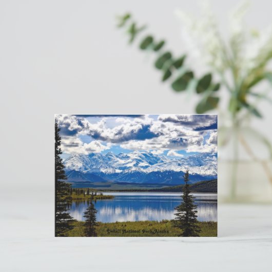 Nationaal Park Denali, Alaska Feestdagenkaart (Staand voorkant)