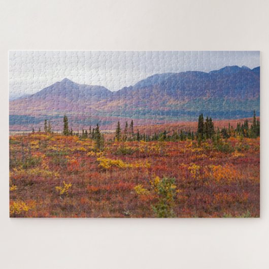 Nationaal Park Denali, Alaska in het Schilderachti Legpuzzel (Horizontaal)