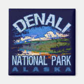 Nationaal Park Denali, Alaska Magneet (Voorkant)